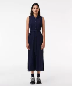 Lacoste Dresses & Skirts-Women'S Stretch Cotton Pique Polo Dress