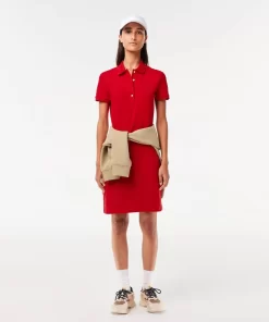 Lacoste Dresses & Skirts-Women'S Stretch Cotton Pique Polo Dress