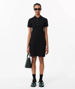 Lacoste Dresses & Skirts-Women'S Stretch Cotton Pique Polo Dress