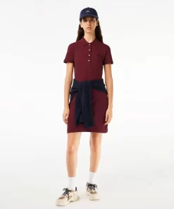 Lacoste Dresses & Skirts-Women'S Stretch Cotton Pique Polo Dress