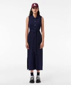 Lacoste Dresses & Skirts-Women'S Stretch Cotton Pique Polo Dress