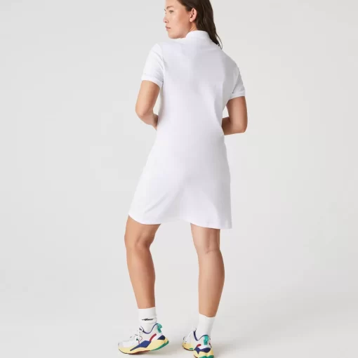 Lacoste Dresses & Skirts-Women'S Stretch Cotton Pique Polo Dress