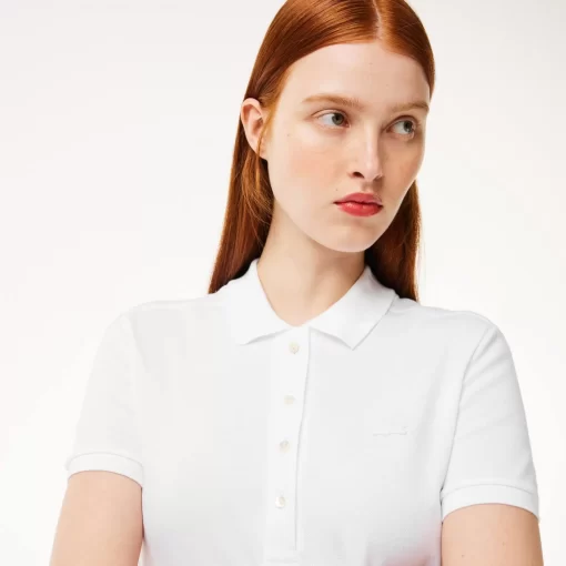 Lacoste Dresses & Skirts-Women'S Stretch Cotton Pique Polo Dress