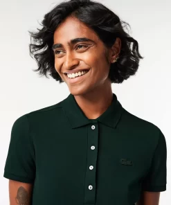 Lacoste Dresses & Skirts-Women'S Stretch Cotton Pique Polo Dress