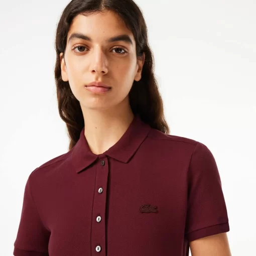 Lacoste Dresses & Skirts-Women'S Stretch Cotton Pique Polo Dress