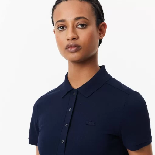 Lacoste Dresses & Skirts-Women'S Stretch Cotton Pique Polo Dress