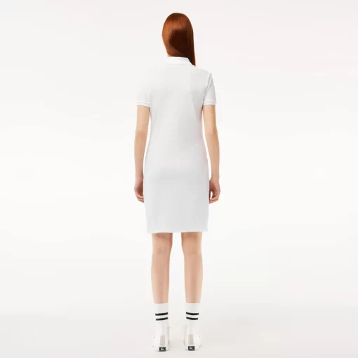 Lacoste Dresses & Skirts-Women'S Stretch Cotton Pique Polo Dress