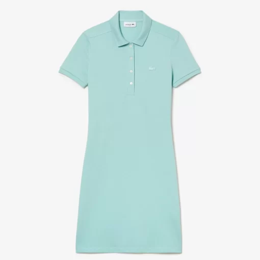 Lacoste Dresses & Skirts-Women'S Stretch Cotton Pique Polo Dress