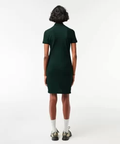 Lacoste Dresses & Skirts-Women'S Stretch Cotton Pique Polo Dress