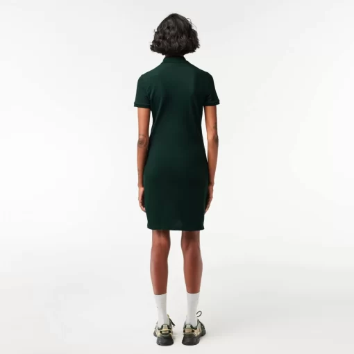 Lacoste Dresses & Skirts-Women'S Stretch Cotton Pique Polo Dress