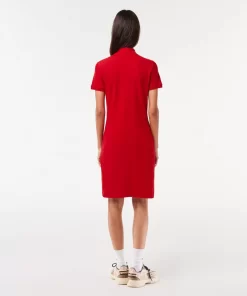 Lacoste Dresses & Skirts-Women'S Stretch Cotton Pique Polo Dress