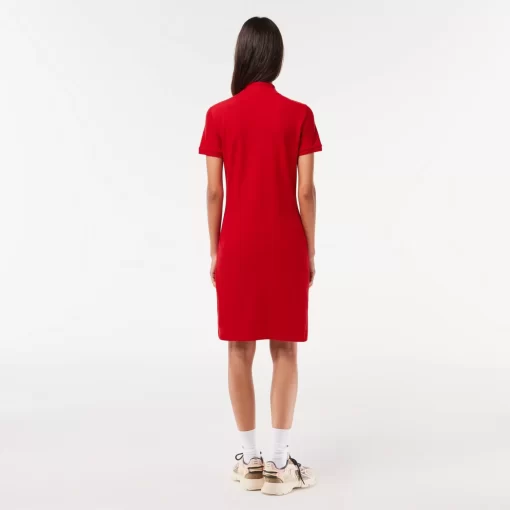 Lacoste Dresses & Skirts-Women'S Stretch Cotton Pique Polo Dress