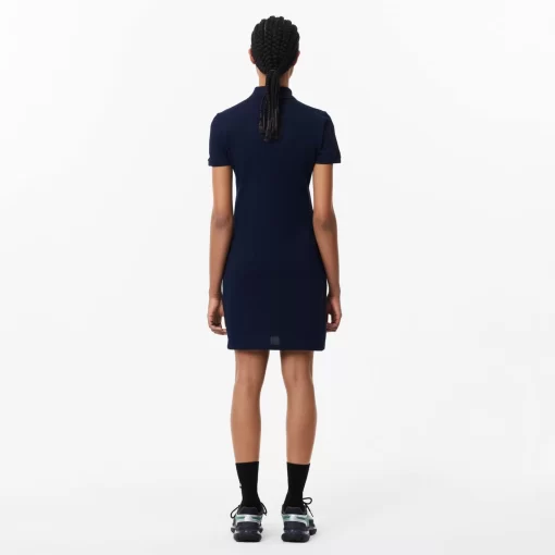 Lacoste Dresses & Skirts-Women'S Stretch Cotton Pique Polo Dress