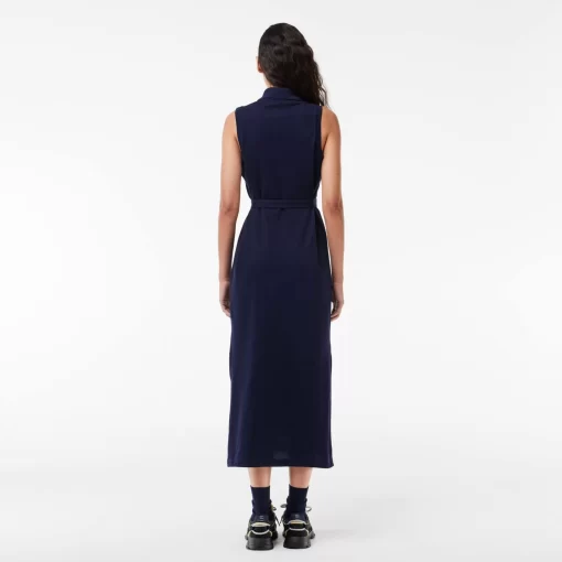 Lacoste Dresses & Skirts-Women'S Stretch Cotton Pique Polo Dress