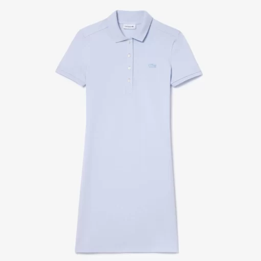 Lacoste Dresses & Skirts-Women'S Stretch Cotton Pique Polo Dress