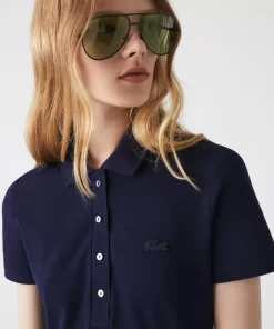 Lacoste Dresses & Skirts-Women'S Stretch Cotton Pique Polo Dress