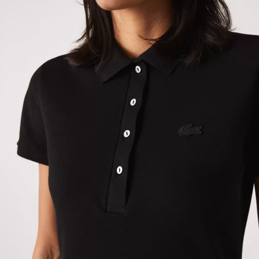 Lacoste Dresses & Skirts-Women'S Stretch Cotton Pique Polo Dress