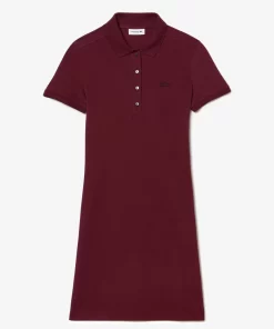 Lacoste Dresses & Skirts-Women'S Stretch Cotton Pique Polo Dress