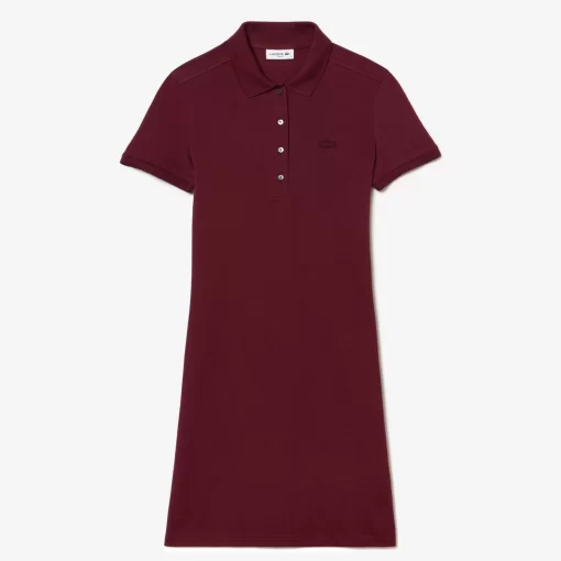 Lacoste Dresses & Skirts-Women'S Stretch Cotton Pique Polo Dress