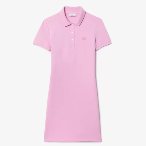 Lacoste Dresses & Skirts-Women'S Stretch Cotton Pique Polo Dress