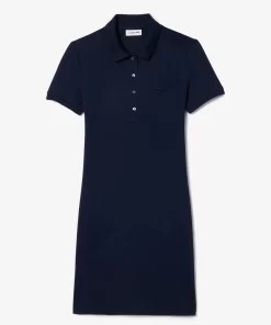 Lacoste Dresses & Skirts-Women'S Stretch Cotton Pique Polo Dress