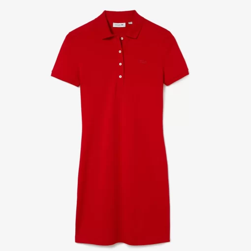 Lacoste Dresses & Skirts-Women'S Stretch Cotton Pique Polo Dress