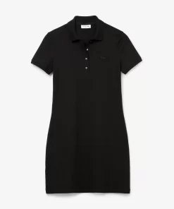 Lacoste Dresses & Skirts-Women'S Stretch Cotton Pique Polo Dress