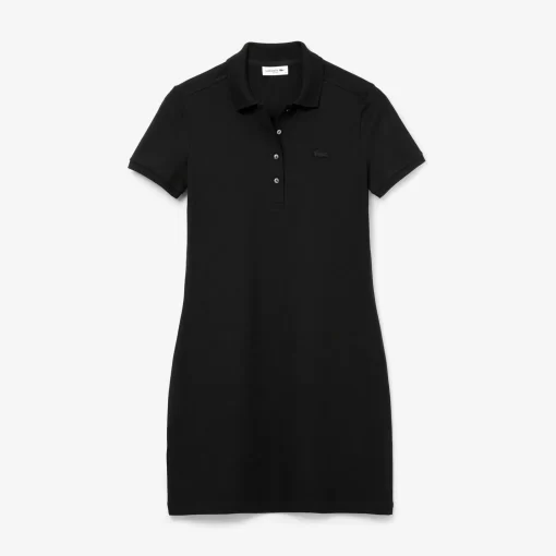 Lacoste Dresses & Skirts-Women'S Stretch Cotton Pique Polo Dress