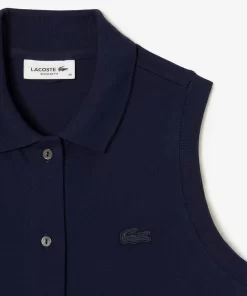 Lacoste Dresses & Skirts-Women'S Stretch Cotton Pique Polo Dress