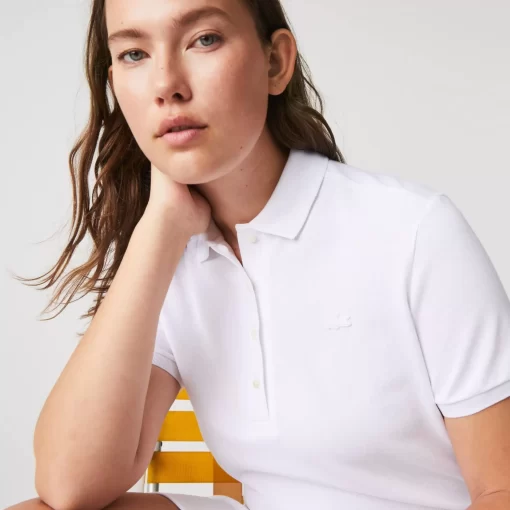 Lacoste Dresses & Skirts-Women'S Stretch Cotton Pique Polo Dress