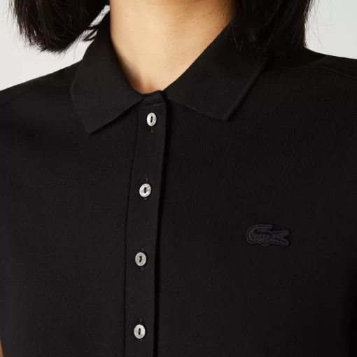 Lacoste Dresses & Skirts-Women'S Stretch Cotton Pique Polo Dress