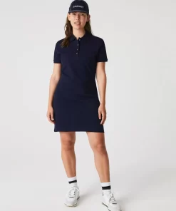 Lacoste Dresses & Skirts-Women'S Stretch Cotton Pique Polo Dress