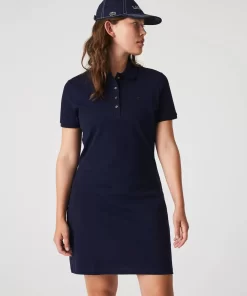 Lacoste Dresses & Skirts-Women'S Stretch Cotton Pique Polo Dress