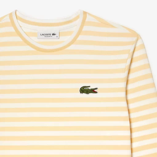 Lacoste T-Shirts-Women'S Striped Jersey Cotton T-Shirt