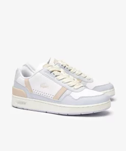 Lacoste Sneakers-Women'S T-Clip Leather Monogram Touch Trainers