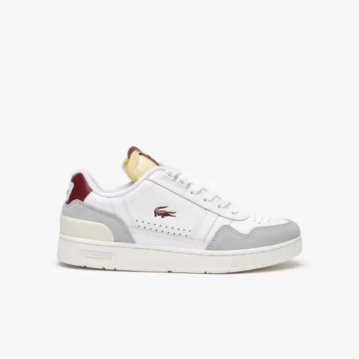 Lacoste Sneakers-Women'S T-Clip Leather Trim Trainers