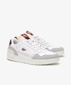 Lacoste Sneakers-Women'S T-Clip Leather Trim Trainers