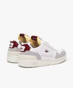 Lacoste Sneakers-Women'S T-Clip Leather Trim Trainers