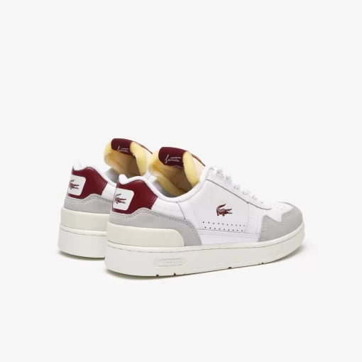 Lacoste Sneakers-Women'S T-Clip Leather Trim Trainers