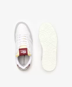 Lacoste Sneakers-Women'S T-Clip Leather Trim Trainers