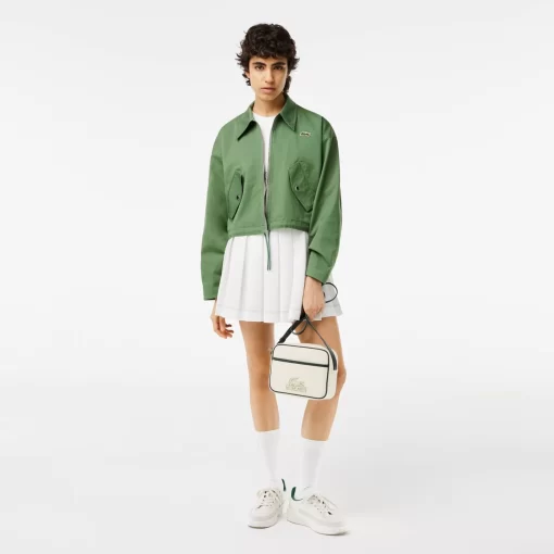 Lacoste Jackets & Coats-Women'S Zipped Cotton Harrington Jacket