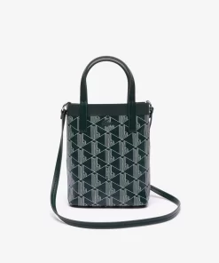 Lacoste Cross Body-Zely Coated Canvas Monogram Mini Tote