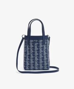 Lacoste Cross Body-Zely Coated Canvas Monogram Mini Tote