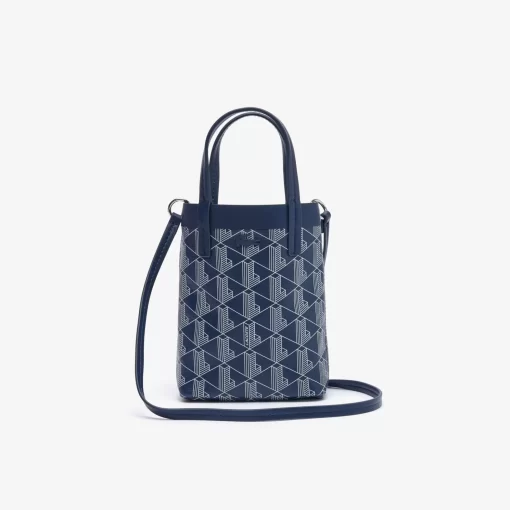 Lacoste Cross Body-Zely Coated Canvas Monogram Mini Tote