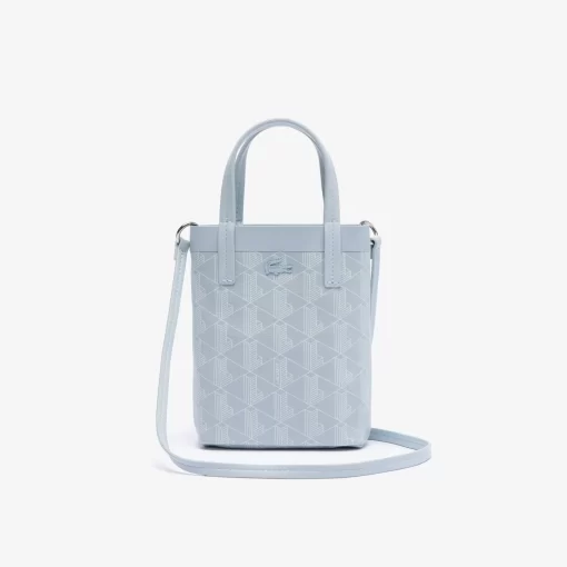 Lacoste Cross Body-Zely Coated Canvas Monogram Mini Tote