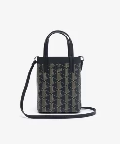 Lacoste Cross Body-Zely Coated Canvas Monogram Mini Tote