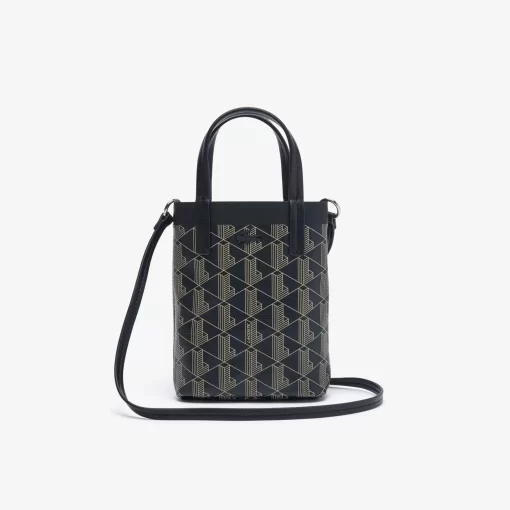 Lacoste Cross Body-Zely Coated Canvas Monogram Mini Tote