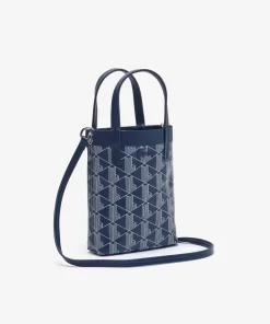 Lacoste Cross Body-Zely Coated Canvas Monogram Mini Tote