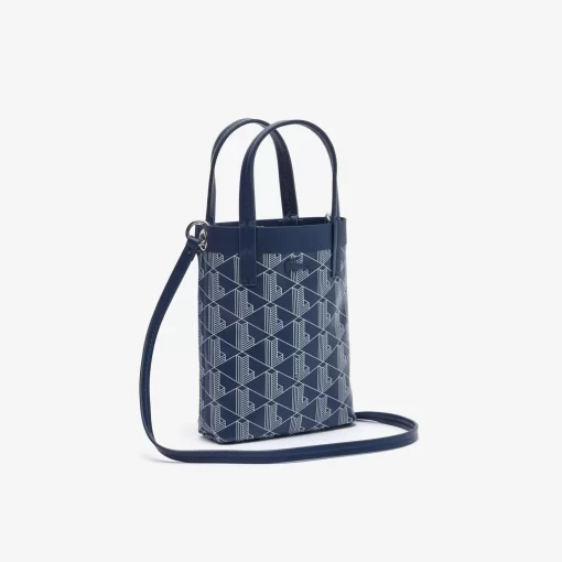 Lacoste Cross Body-Zely Coated Canvas Monogram Mini Tote