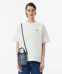 Lacoste Cross Body-Zely Coated Canvas Monogram Mini Tote